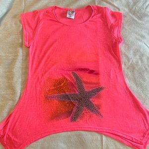 Stunning hot pink coverup